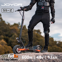 JOYOR S5-Z Electric Scooter 600W 48V 13Ah Battery 10” Tire Adult E-scooter 25km/h Max 55km Range