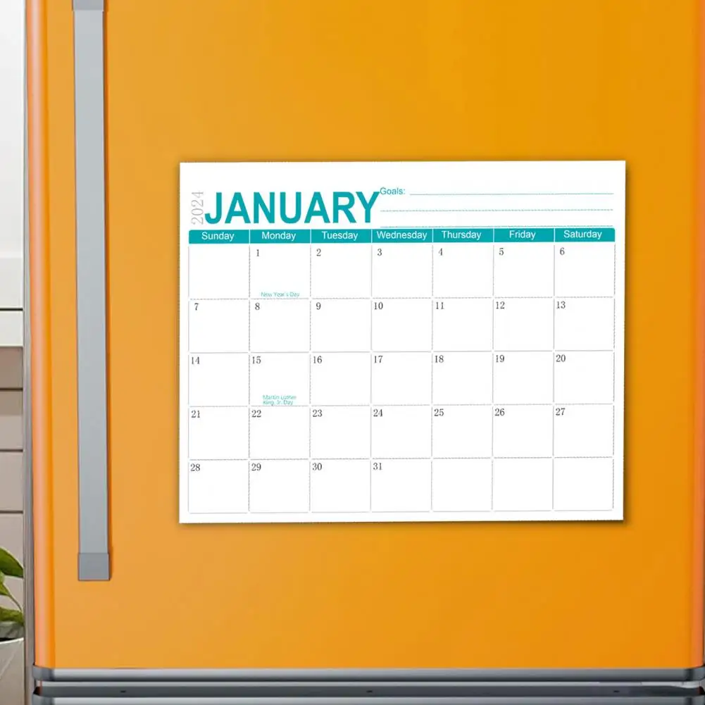 Calendar Planner for Refrigerator Refrigerator Memo Board Stay Organized with Magnetic Fridge Calendar 18 Months of for 2024