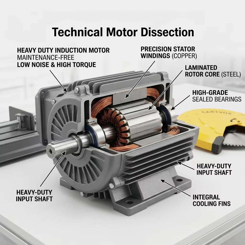 4400W Electric Circular Saw, 1300RPM 350mm blade, burr-free wood and metal cutting, 110mm maximum cutting depth
