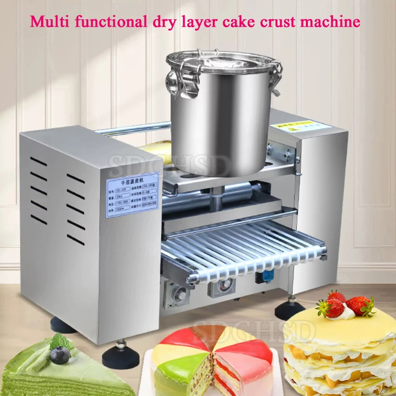 Commercial Cake Crust Machine For Cake Shop Dessert Shop Melaleuca Cake Making Machine Spring Roll Pancake Forming Machine