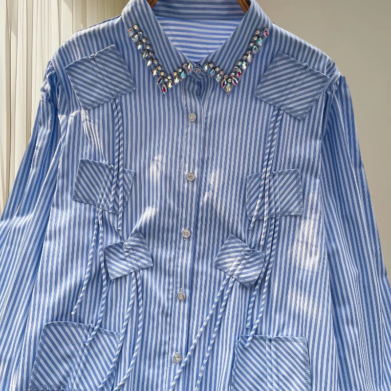 

Design Sense Niche Chic Top For Women In Spring And Autumn Super Fairy Gentle Palace Style First Love Temperament Chiffon Shirt