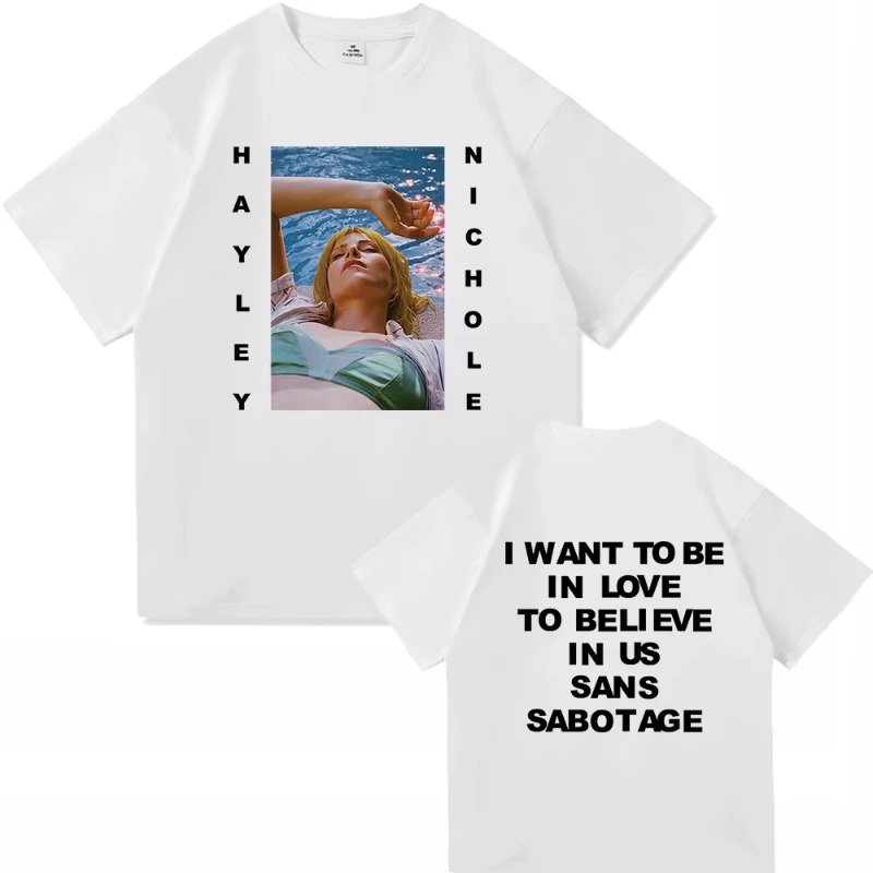 2025 هايلي ويليامز الذاتي الموت في حفلة البكالوريوس الرجال القطن تي شيرت ملابس كاجوال Harajuku عالية الجودة تي شيرت كامل #6