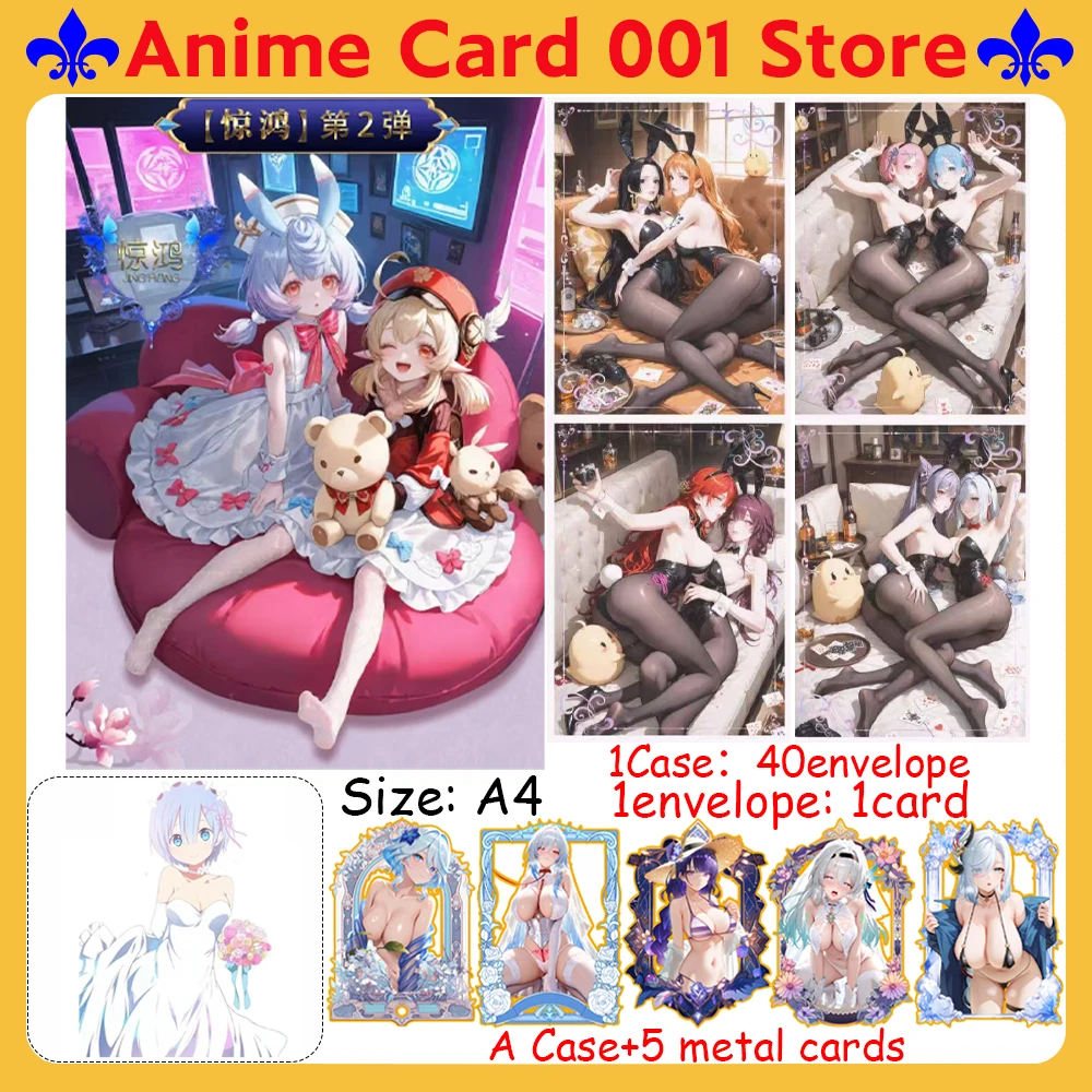 

2025 New Jinghong series Goddess Story Art Board waifu Collection Card Goddess Sexy TCG Rare Collection Card