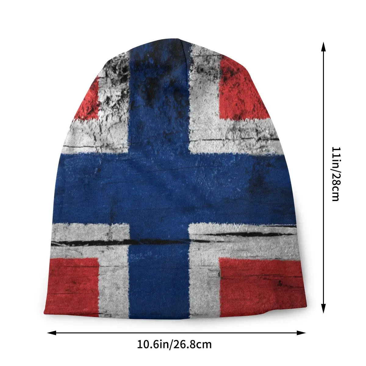 Custom Unisex Winter Warm Bonnet Homme Knitted Hats Street Norway Flag Beanie Cap Outdoor Ski Beanies Caps For Men Women