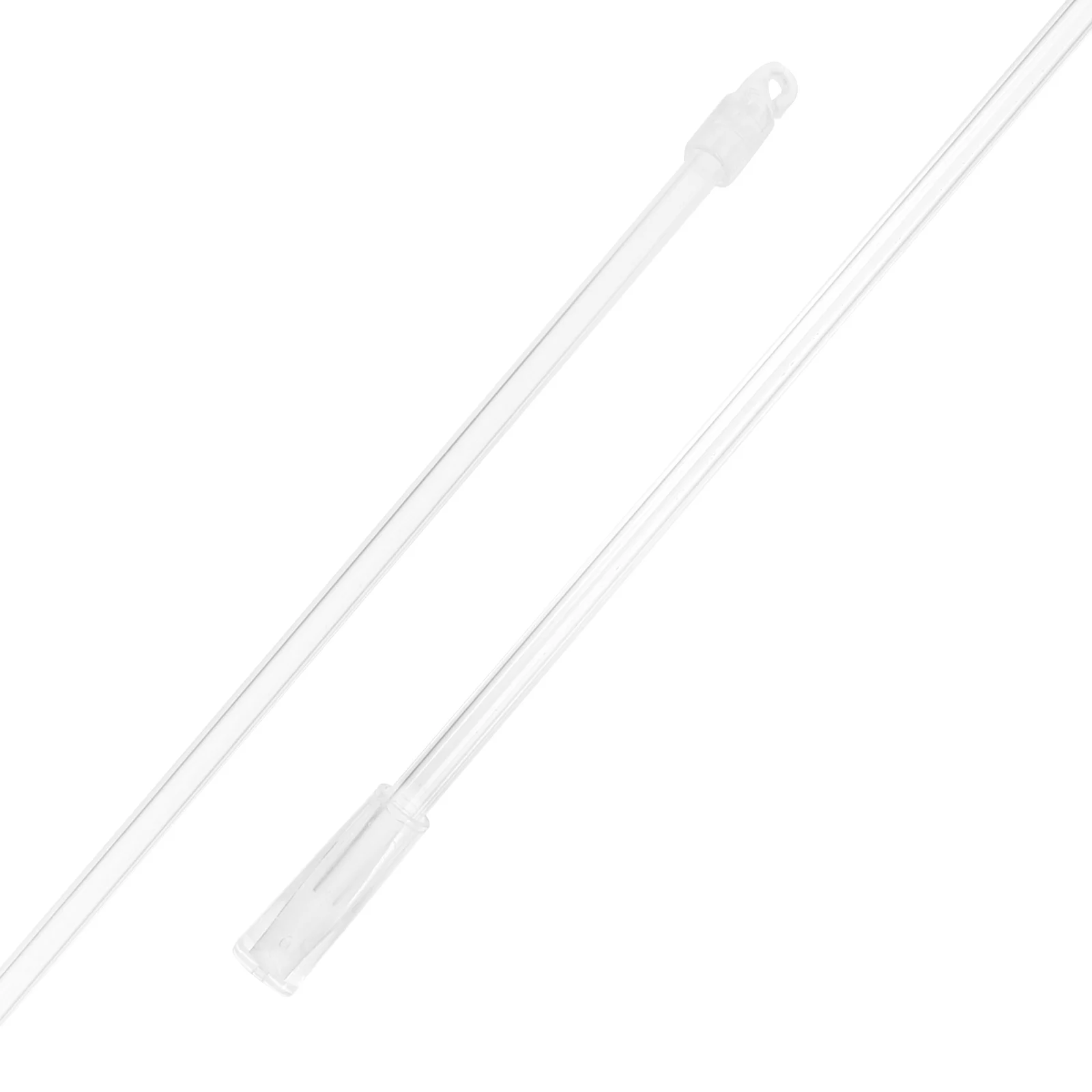 

4 Sets 12 Pieces Curtain Accessories Transparent Drapery Pull Rod Hooks Replacement Blind Wand Suitable for Home Bedroom Office