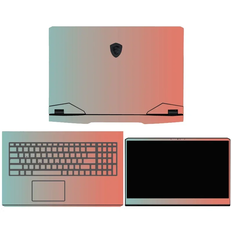 Laptop Skins Film for MSI GP76 GE76 GF76 GT77 GS77 GE78 Anti-dust Slim Vinyl Stickers for MSI GF66 GE66 GL66 GS66 decal