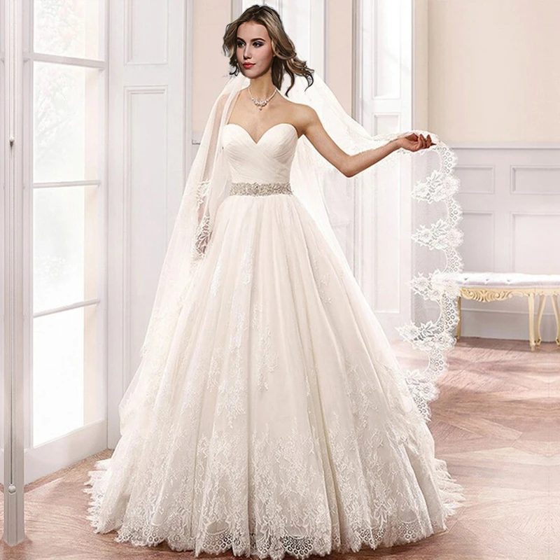 

ZJ9023 Vestido De Noiva Sweetheart Sleeveless Wedding Dresses 2024 For Women A Line Ivory Lace Romantic Bride Boho Bridal