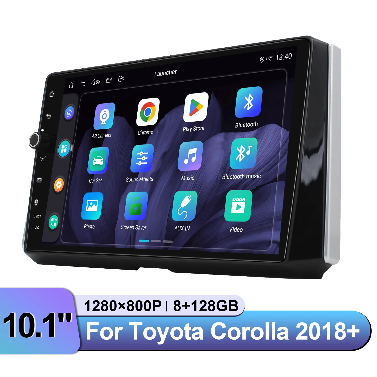 JOYING 10.1 بوصة Carplay نظام ستيريو الوسائط المتعددة للسيارات أندرويد لتويوتا كورولا 2018 + يبقى OEM التحكم في توصيل الكاميرا والتشغيل #6
