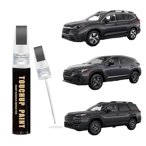 Magnetic Gray Metallic(P8Y) Car Paint Touch Up Pen Compatible with SUBARU,Automotive Scratch Remover for Nicks & Chips Repair
