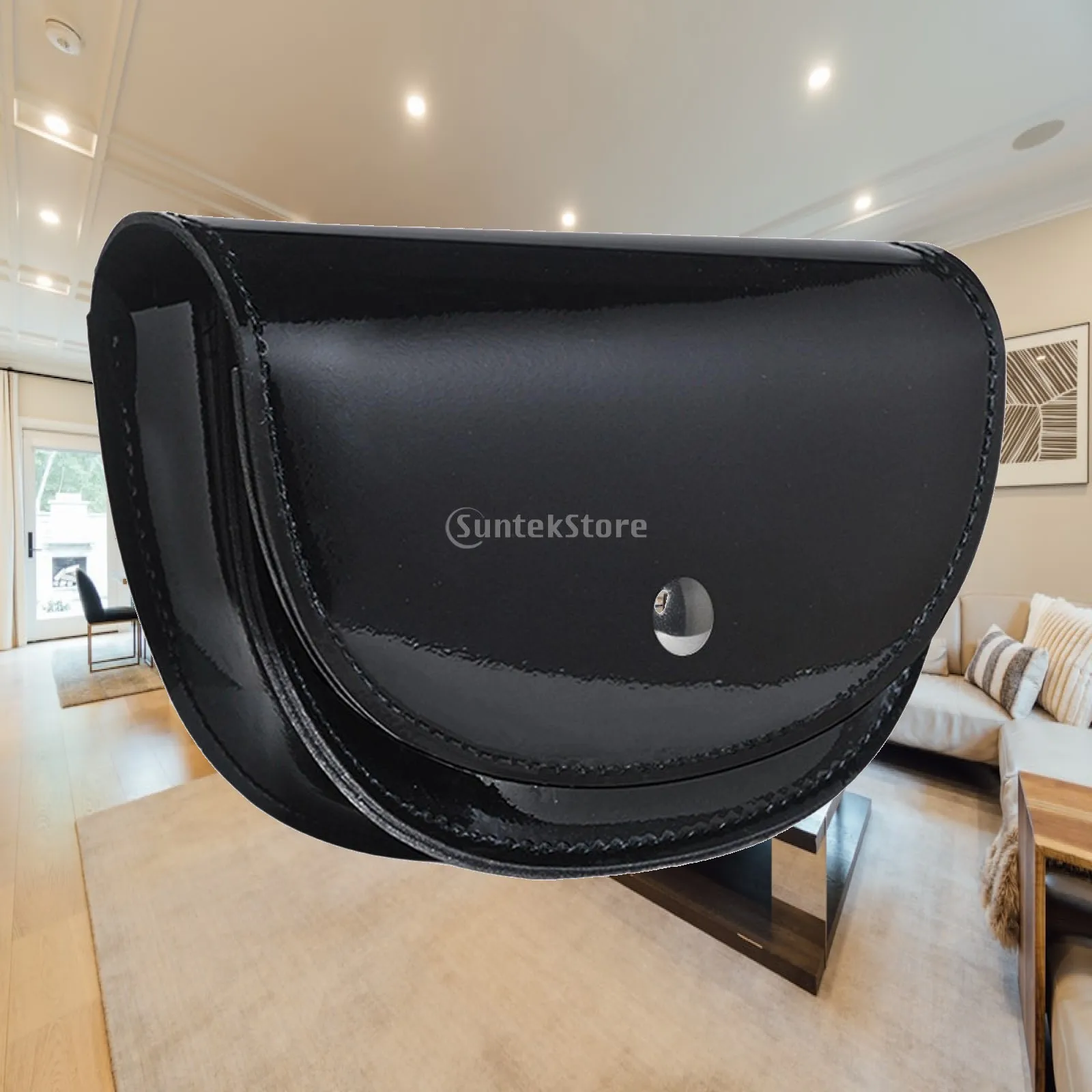 Golf Rangefinder Storage Bag with Waterproof PU Leather Portable Carrying Case Waist Pack Accessory for Golf Enthusiasts