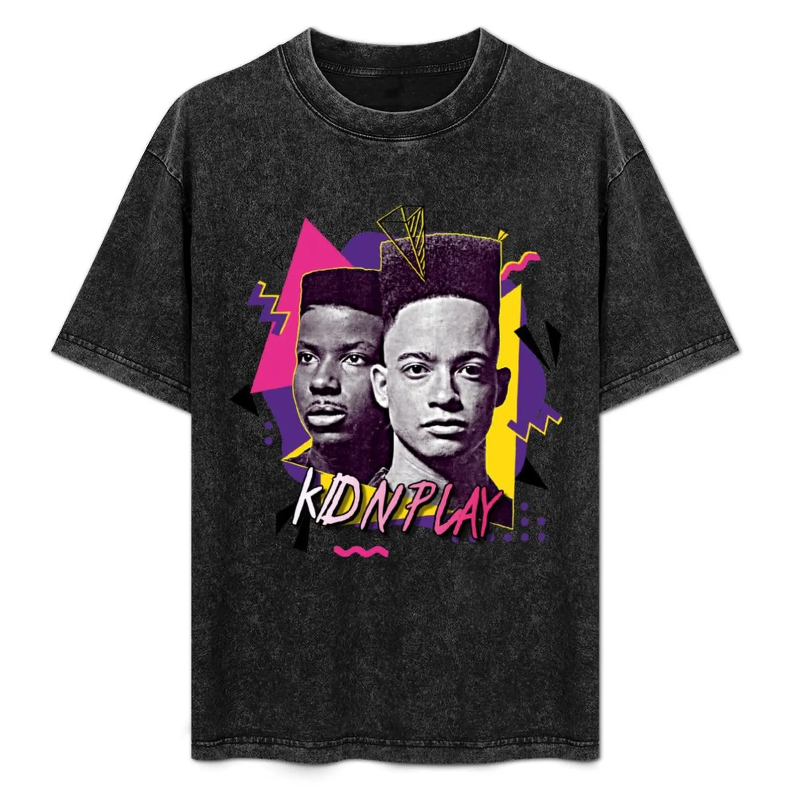 

Kid N Play Retro 90s Graphic FanArt T-Shirt Holiday Casual Short Sleeve Top