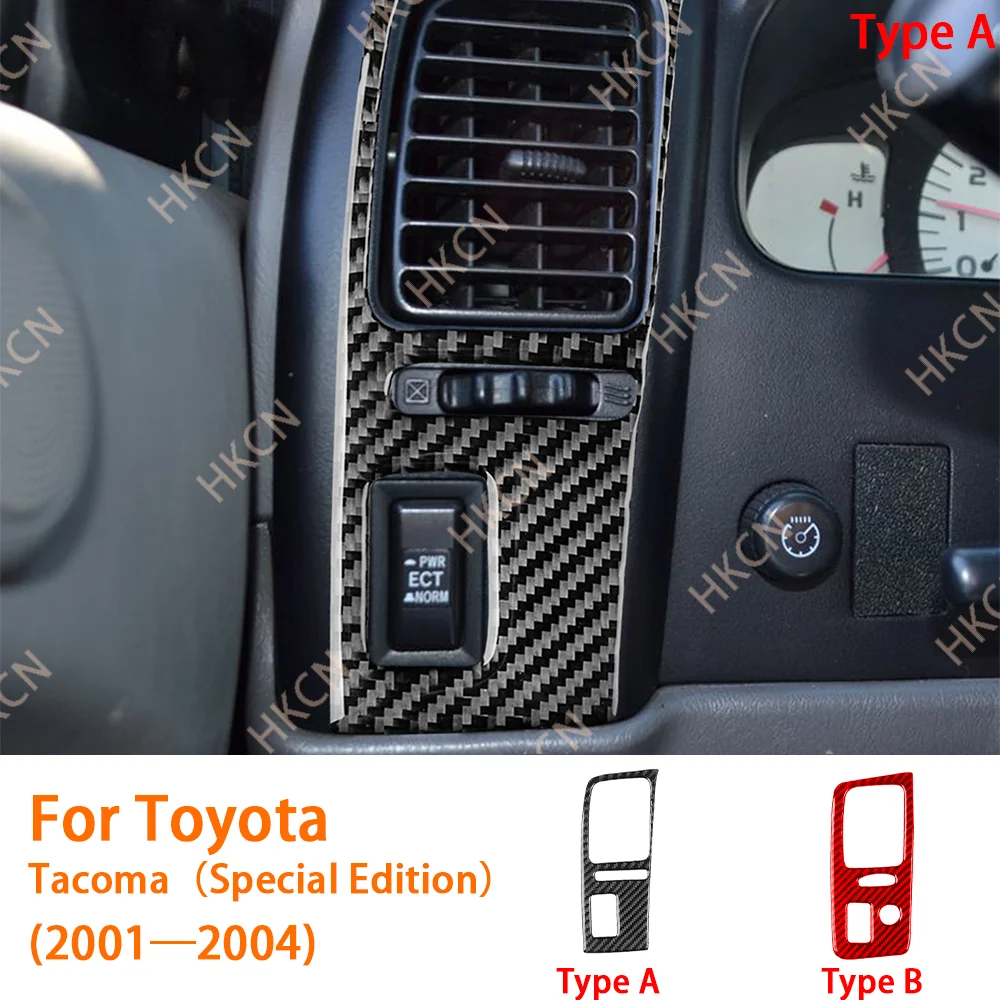 

Carbon Fiber Driver's Dashboard Air Vent Panel Car Accessories Cover Trim Sticker For Toyota Tacoma 2001—2004—Special Edition