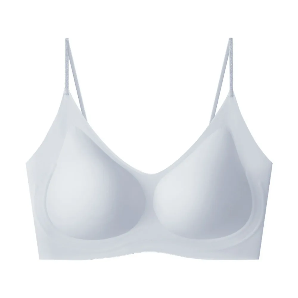 Doce à prova de choque sem fio profundo v sutiã anti-flacidez ajustável sem costura sutiã lingerie push up roupa interior presentes