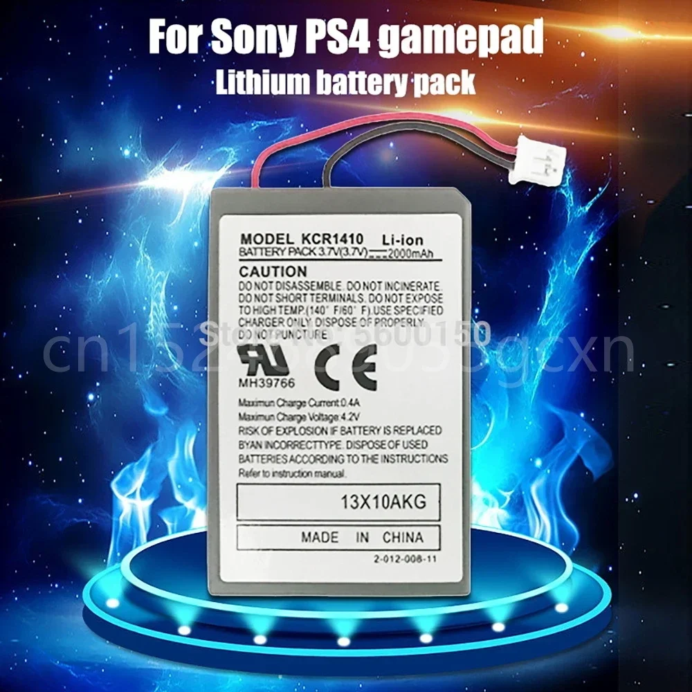Batterie de Remplacement pour Sony PS4 Pro Slim Bluetooth DualShock Contrôleur CUH-ZCT2 CUH-ZCT2U 3.7V 2000mAh Batterie Au Lithium