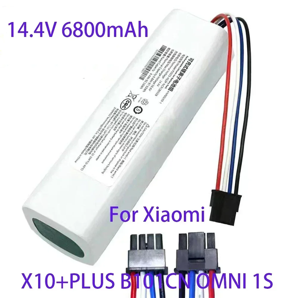 14.4V 6800mAh Replacement Battery X10+PLUS B101CN OMNI 1S for Xiaomi Mijia Mi Sweeping Mopping Robot Vacuum Cleaner