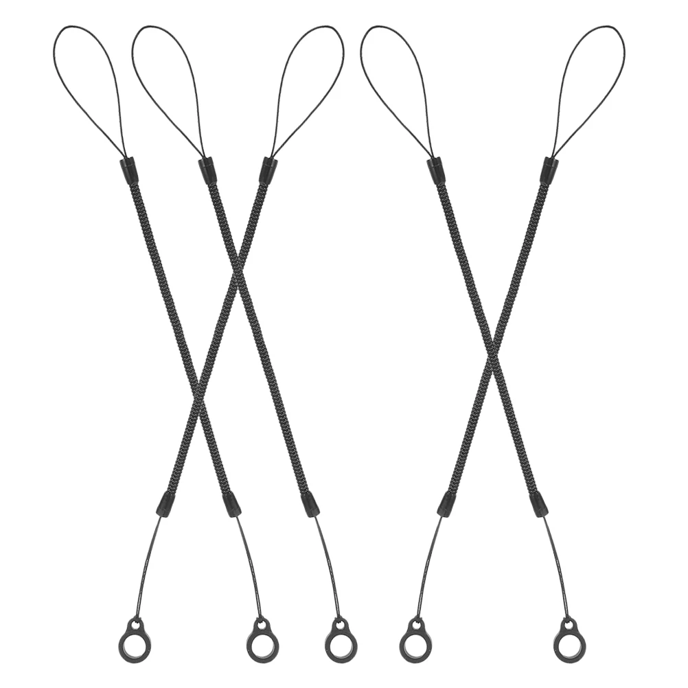 

5pcs Stylus Spring Cord High Elasticity Plastic Coil Lanyard for Pens Adjustable Retractable Tether Anti Lose Stylus Leash