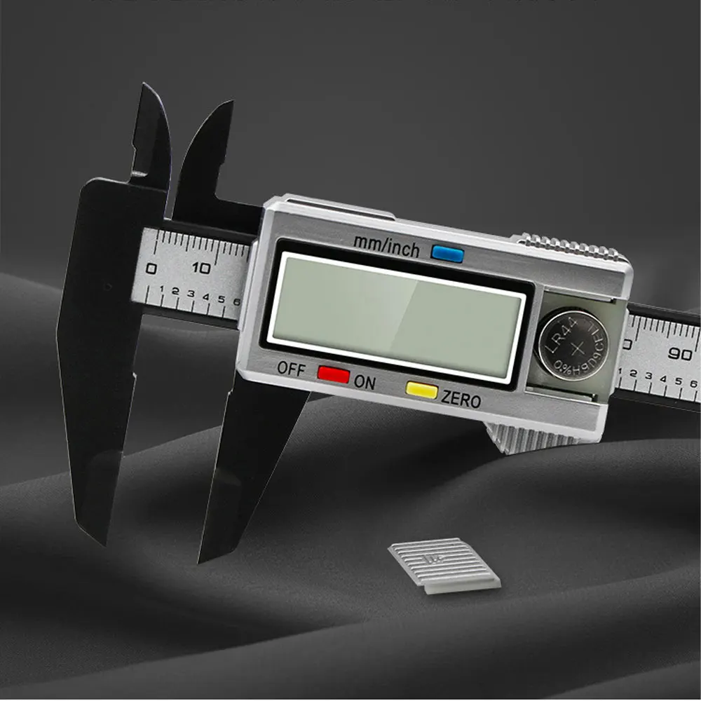 6 Inch 150mm Caliper Digital Electronic Digital Pachometer Carbon Fiber Vernier Gauge Micrometer Measuring Tool