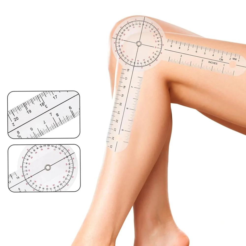 0- 360 Degree Medical Spinal Angle Ruler Goniometer Angle Inclinometer Ruler Protractor Angle Finder Measuring Tools