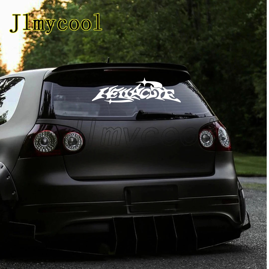 JDM Rear Window Car Decal Windshield Banner Rocker Side Sticker For volkswagen Golf 4 6 7 accesorios de auto
