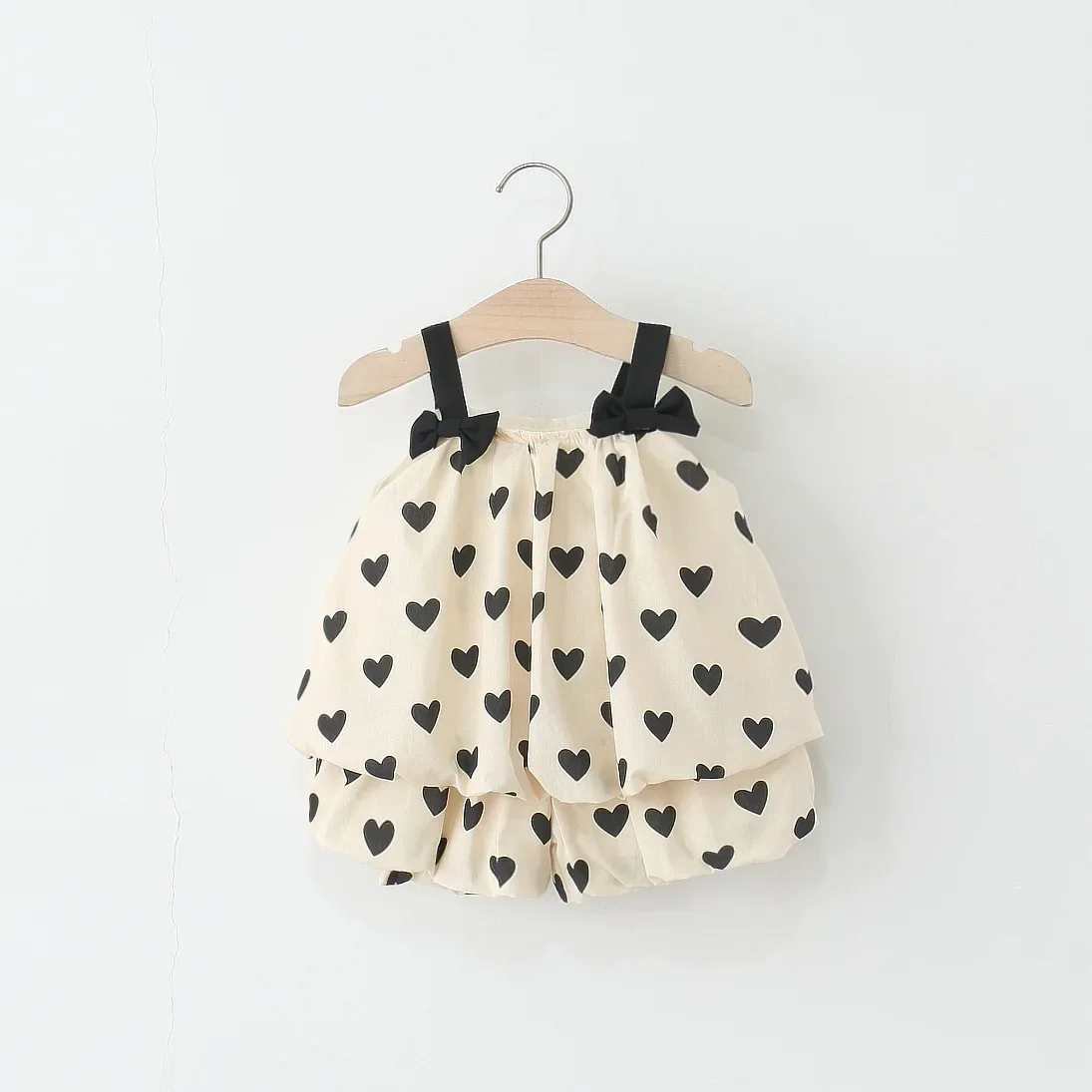 

Girls Clothes Casual Print Straps T-shirt + Shorts 2Pcs Suit Infant Baby 1st Birthday Sets Baby Girl Set Outfit Summer Toddler