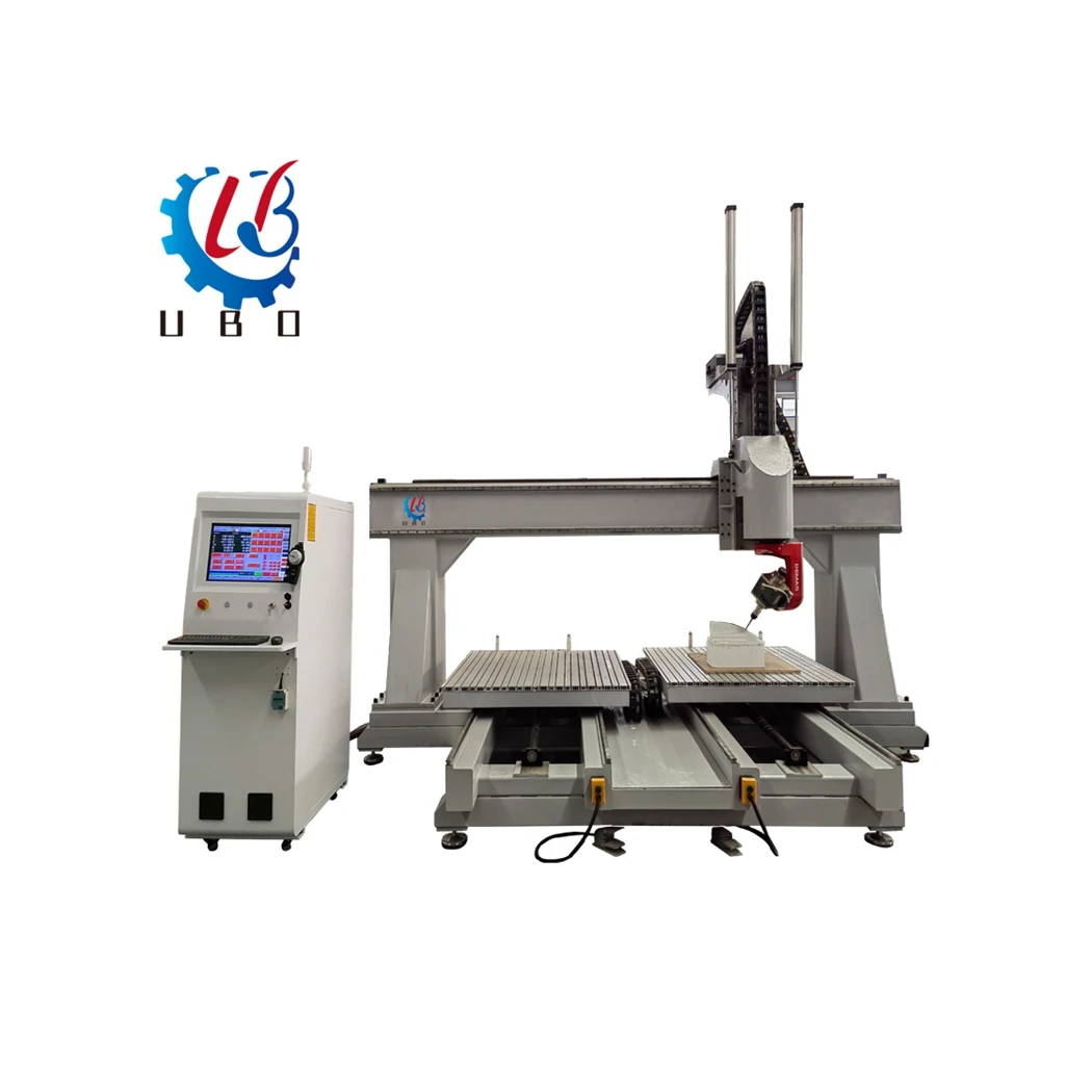 Auto Tool Changer 5 Axis Cnc Wood Router Foam Mold Marking 5th Atc Cnc Machine 5-axis Vertical Cnc Machining Center ATC Syntec