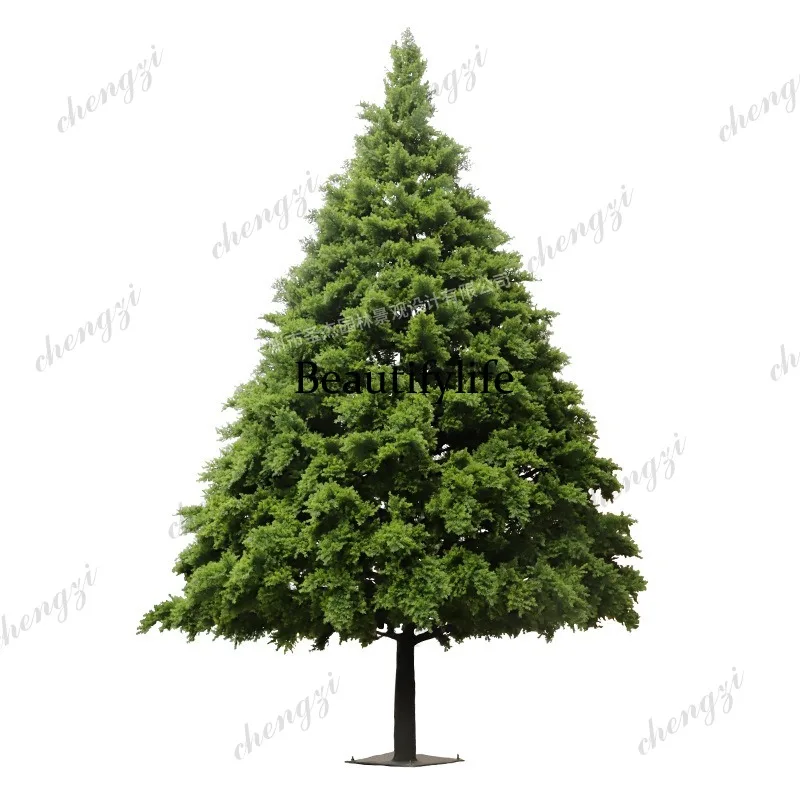 A74 artificial Christmas tree hotel shopping mall large artificial pine tree indoor and outdoor decoration landscaping