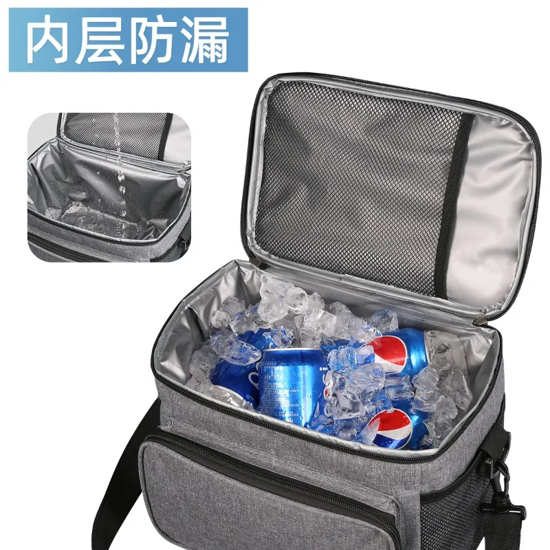 حقيبة حرارية لجميع الأغراض: أكسفورد شديدة التحمل، محمولة ومساحة واسعة للوجبات، في الهواء الطلق، والرعاية الصحية #3