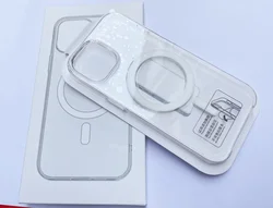 Optically Clear Magnetic Hard Case For iPhone 16 16e 15 14 Plus 13 12 Pro Max Anti-Yellowing Pop Up Animation For Magsafe