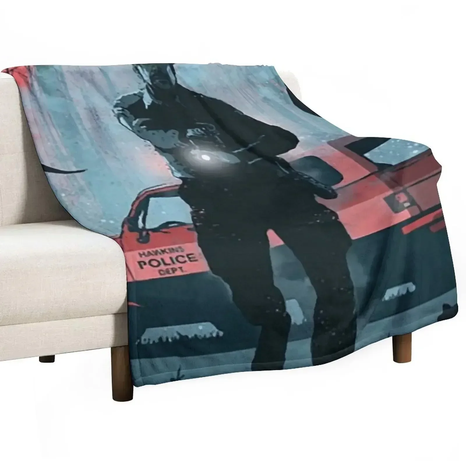 Jim Hopper - Blazer - Car Legends Throw Blanket blankets ands Bed Fashionable Decorative Beds Blankets