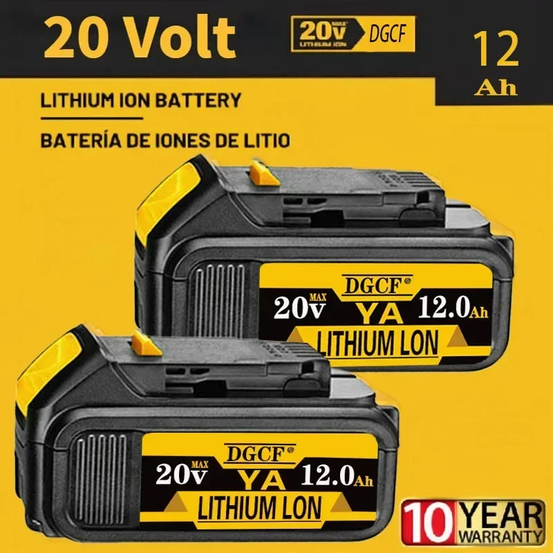 

For DeWalt DCB184-XE 6Ah 8Ah 18V/20V Li-Ion Cordless Slide Battery DCB182 DCB184 DCB205-2 DCD/DCF/DCG Series