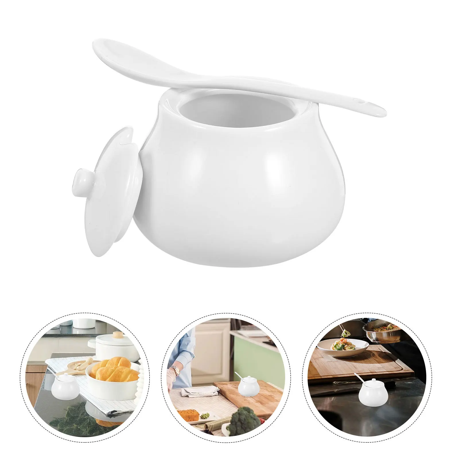 

Milk Jar with Lid Sugar Large Food Containers Lids Candy Jars Coffee Storage Canister