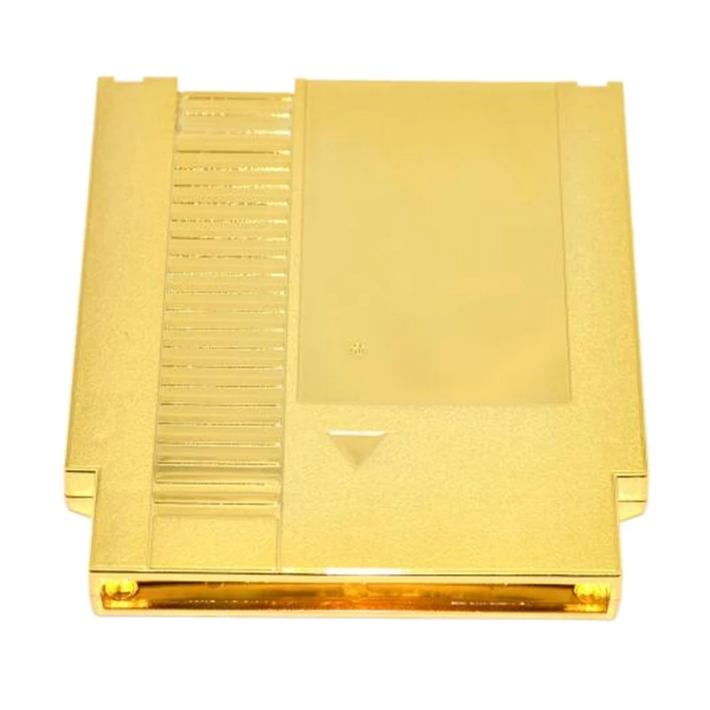 AA58 Gold-Plated 72 Pin การ์ดเกมสําหรับ NES พลาสติกสําหรับ NES เกมเปลี่ยน Shell