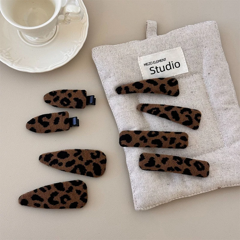 

Fashion Girls Leopard Hairpin For Women Hair Clip Kawaii Women's Hair Accessories Gift