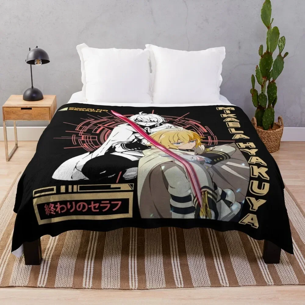 Owari no Seraph | Mikaela Hyakuya 3 Throw Blanket Beautifuls Thins Blankets