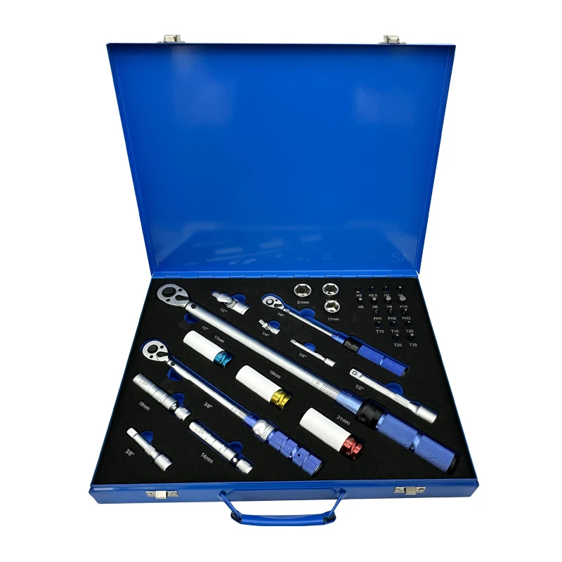 

Herramientas Chrome Vanadium Torque Wrench Tools Vehicle Maintenance Car Repairing Tool Box Kit
