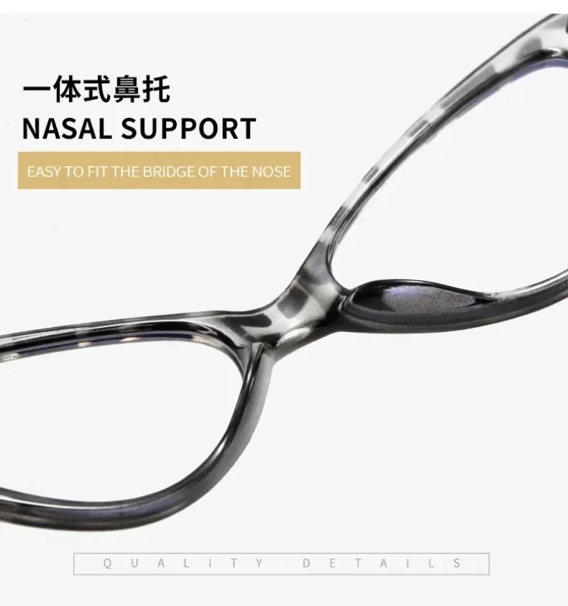 Modische Presbyopie-Brille gegen blaues Licht, klassische Retro-Katzenaugen-Lesebrille, Presbyopie-Brille für Herren und Damen – Detail 11