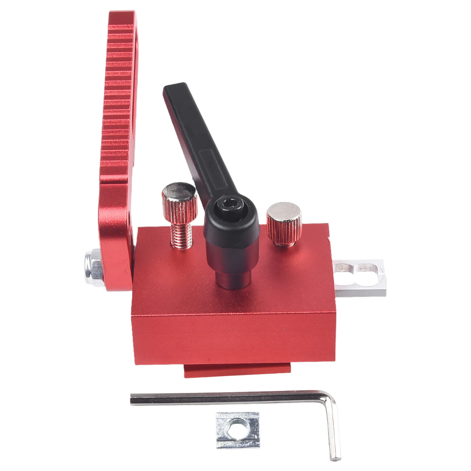 

None Adjustable Adjustable Track Versatile Application Woodworking Tool 2.17*1.57*3.54in 55*40*90mm Accurate Length