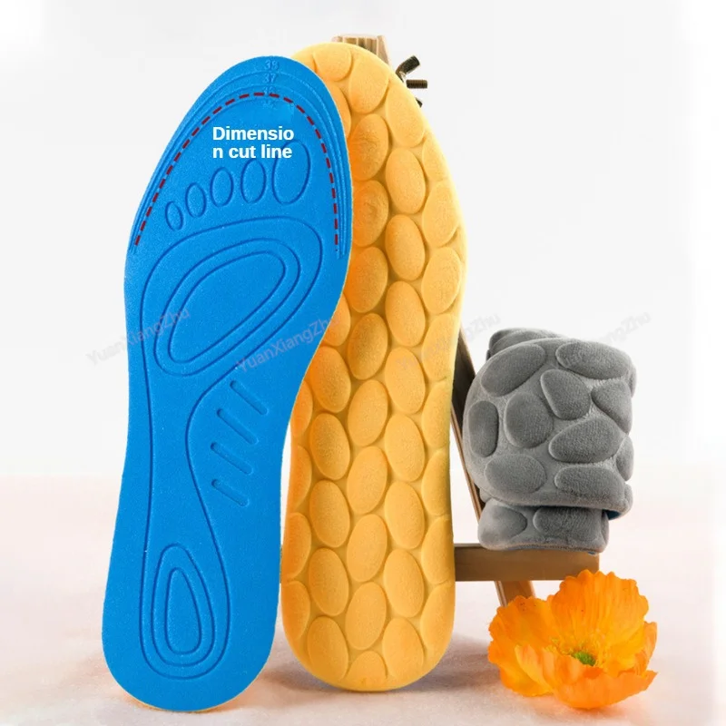 Winter Warm Cotton Insole for Shoes Plush Snow Boots Shoe Sole Thermal Insert Sports Running Insoles Men Woman Heating Pads