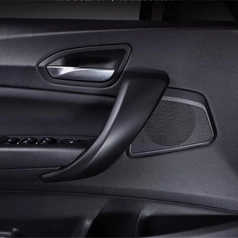 2/4PCS/Set Car Inner Door Handle Panel Pull Cover Trim Matte Black Left Right Fit For BMW 1 2 Series F20 F21 F22 F23 2014-2018