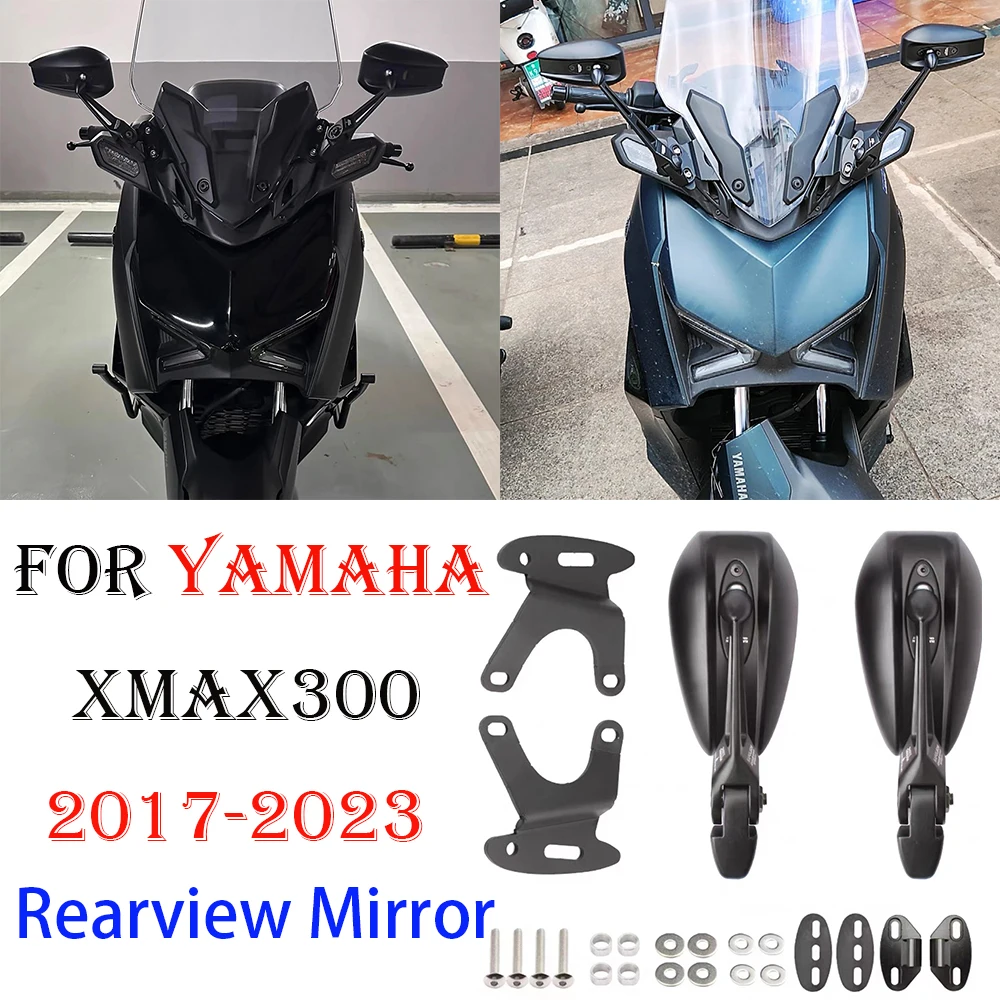 

Xmax300 Motorcycle Accessories Mirror Set Suitable For Yamaha XMAX300 2017-2023 Rearview Mirror Forward Bracket Set X MAX 300