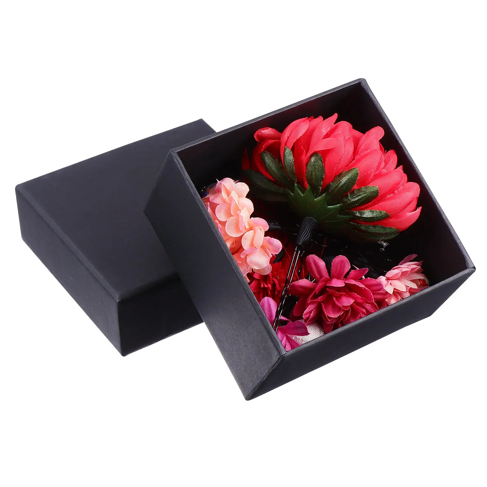 

9Pcs Flower Hair Clips Japanese Style Kimono Hairpin Hair Accessory Tassel for Festivals Wedding Party Cosplay