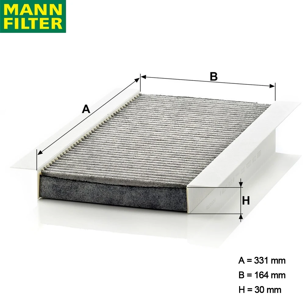 

MANN FILTER CUK3337 Activated Carbon Filter For CADILLAC BLS FIAT OPEL High Permeability Original 95528293