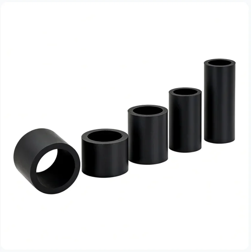 100‑200Pcs Black Nylon Plastic Flat Washer Non‑Threaded Gasket Shim Spacer Washer ID M2.7 M3.2mm OD 4‑5mm Nylon Plain Washer