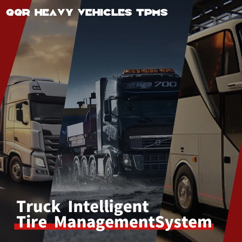 Real Time Truck Tyre Sensor Internal TPMS For Truck 14psi To 800psi GPS 22 Wheels Bluetooth 5.0 Tracking T-Box Receiver