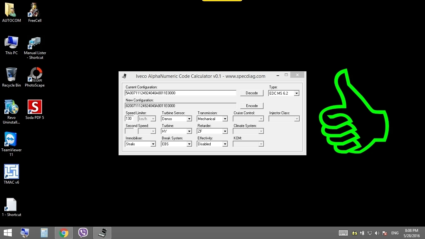 AutoEPC IVECO ALPHANUMERIC CODE CALCULATOR V0.1 Unlocked
