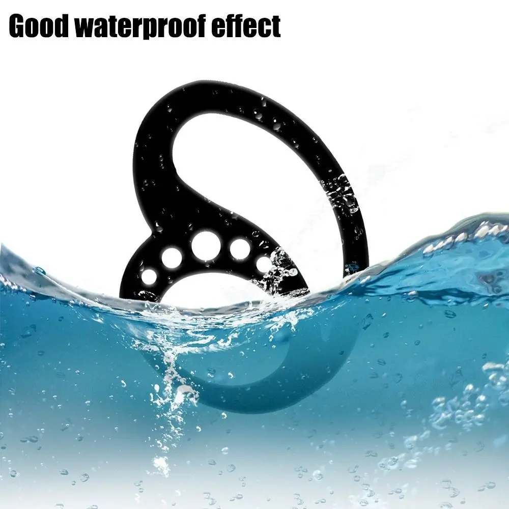 Clip de protection pour écouteurs en Silicone, 2 pièces, Anti-chute, empêche les chutes, couvre-écouteurs en Silicone, coussinets Anti-chute