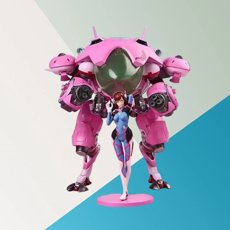 

Overwatch Action Figures Dva 26cm Statue Anime Action Figures Pvc Collectible Figurines Model Toys Ornaments Desktop Gifts