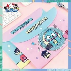 12 adet Sanrio kırtasiye malzemeleri karikatür Hangyodon palyaço balığı A4 cep klasörleri öğrenci karikatür dosya çantası sevimli Hangyodon klasörleri