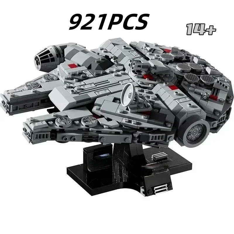 

Детализированный набор для сборки модели Disney Innovative 75375 Millennium Falcon, детализированная реплика, настольное украшение, праздничный подарок для фанатов
