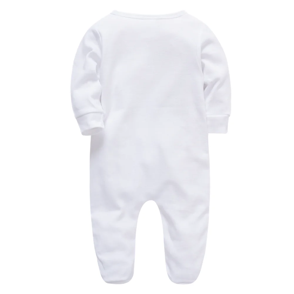 Newborn Baby Girls Romper One Piece 100% Cotton Long Sleeve O-Neck Clothes 0-12M Autumn Spring Jumpsuit